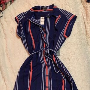 Sleek button down dress